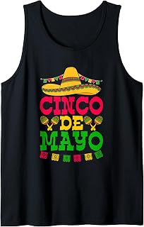 Celebrate Cinco De Mayo Fiesta Party Funny Tank Top
