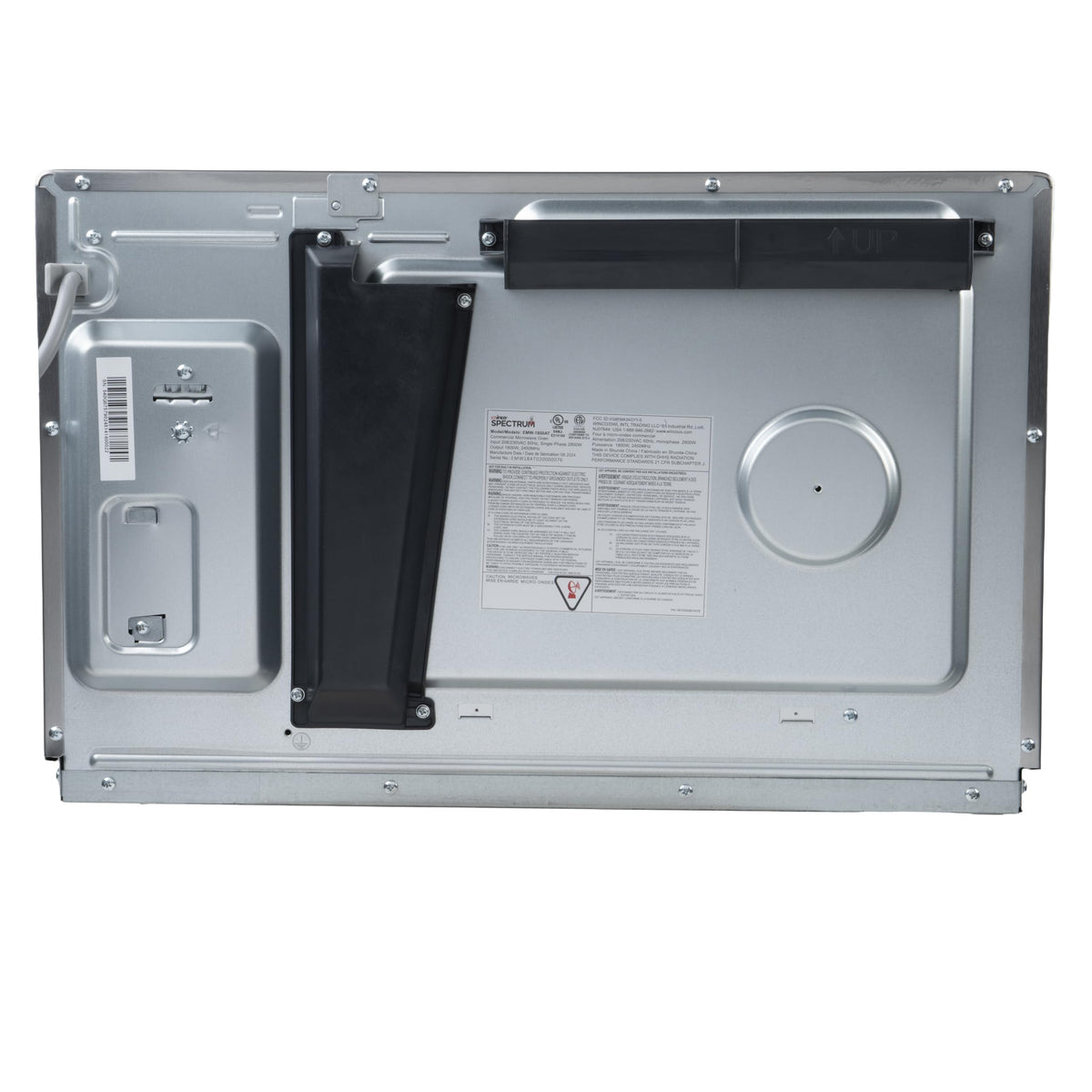 Winco 1.2 Cubic Feet / 1,800 W (Touch) / Silver Countertop Microwave Ovens