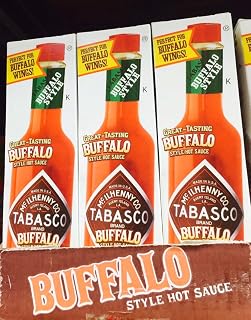 TABASCO Buffalo Style Hot Sauce, 5oz. (Pack of 6)