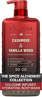 Old Spice Body Wash for Men, Cashmere + Vanilla Wood Scent, 20 fl oz