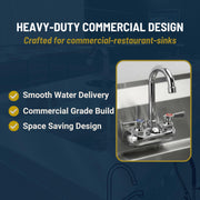 Krowne Faucet / 4 Inch / Silver Touch On Faucets