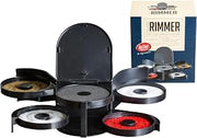 Tablecraft Glass Rimming Station with 5-Swing Out Trays (H5633), 2.3, Black