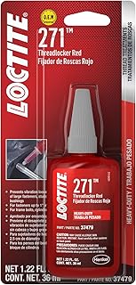 Loctite 37479-6PK Red Heavy Duty Threadlocker 271-36 ml Bottle, (Pack of 6)