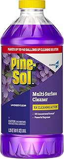 CloroxPro Pine-Sol Multi-Surface Cleaner, All Purpose Cleaner, Lavender Clean, 40 Fluid Ounces (Package May Vary)