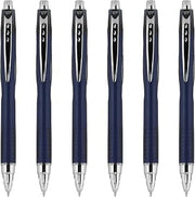 Uni-Ball Jetstream RT Ballpoint Pen, Fine Point (0.7mm), Black Ink, 6 Pens