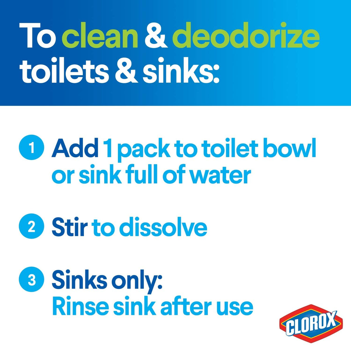 Zero Splash Bleach Packs by Clorox – 3 Count (Pack of 4), White, Model 56498456654