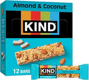 KIND Healthy Snacks Bars, Almond & Coconut, Gluten Free, Low Sodium Snacks, 4g Protein, 12 Count