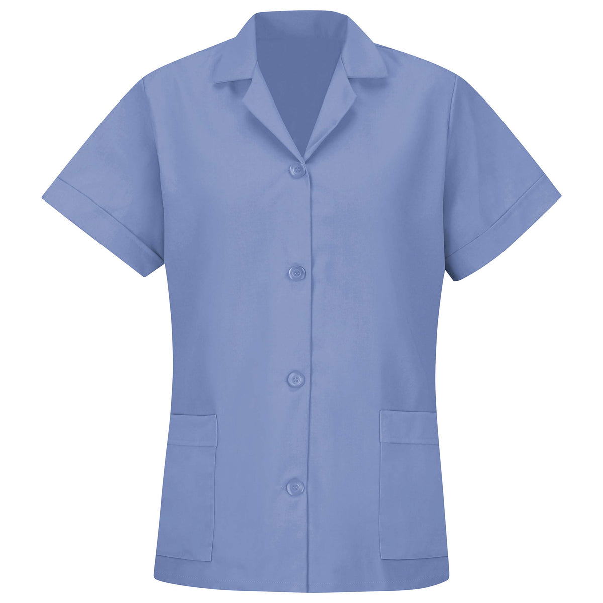 Red Kap 4X-Large / Light Blue / Button Front Tunic Tunics