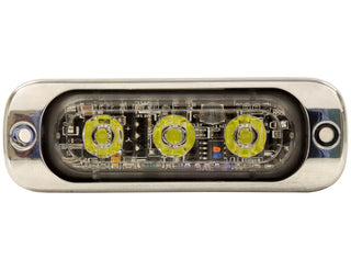 Buyers Products 3.5" Thin LED Strobe Light by Buyers Products Company – 3 x 6 x 4, Aluminum, Clear, Model 8892301
