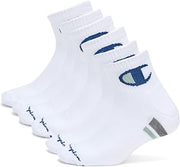 Champion Men's Quarter Athletic Socks, 6-Pack