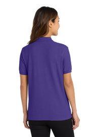 Women's Silk Touch Polo Purple by Port Authority – X-Large, Silk, Purple, Model SNM-452255