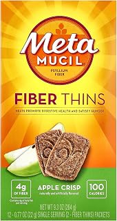 Metamucil Fiber Wafers Apple Crisp 24 Each (Pack of 2)