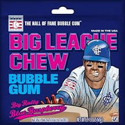 Ford Gum Big League Chew Blue Raspberry Bubble Gum - 108 per case.