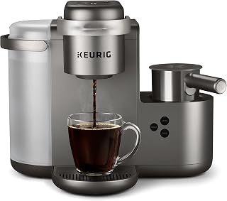 K-Café Special Edition Single Serve K-Cup Pod Coffee, Latte and Cappuccino Maker, with Milk Frother for Speciality Beverages, Grey Keurig COFFEE_MAKER