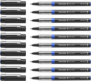 Schneider XTRA 823 Ink Roller Pen with Stainless Steel Conical Tip 0.3 mm Blue Pack of 10