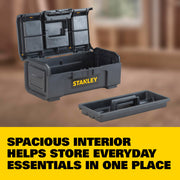 Tool Box by STANLEY – One Size, Plastic, Yellow/Black, Model STST16410