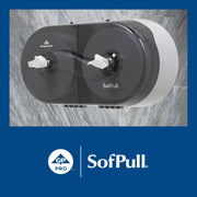 Georgia Pacific SofPull Centerpull 2-Ply High Capacity Toilet Paper by Georgia-Pacific – Regular, Paper, White, Pack of 6, Model 19510