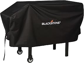 5091 28 inch Griddle Cover, 52' W x 27' D x 27' H, Black | Blackstone® 5091 - 600D Polyester Canvas, Heavy-duty, Weather-resistant Materials, Griddle Accessory