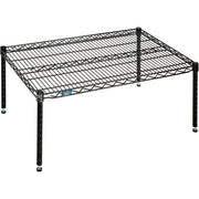 Black Epoxy Wire Dunnage Rack by Nexel – Wire, Black, Model P2436B