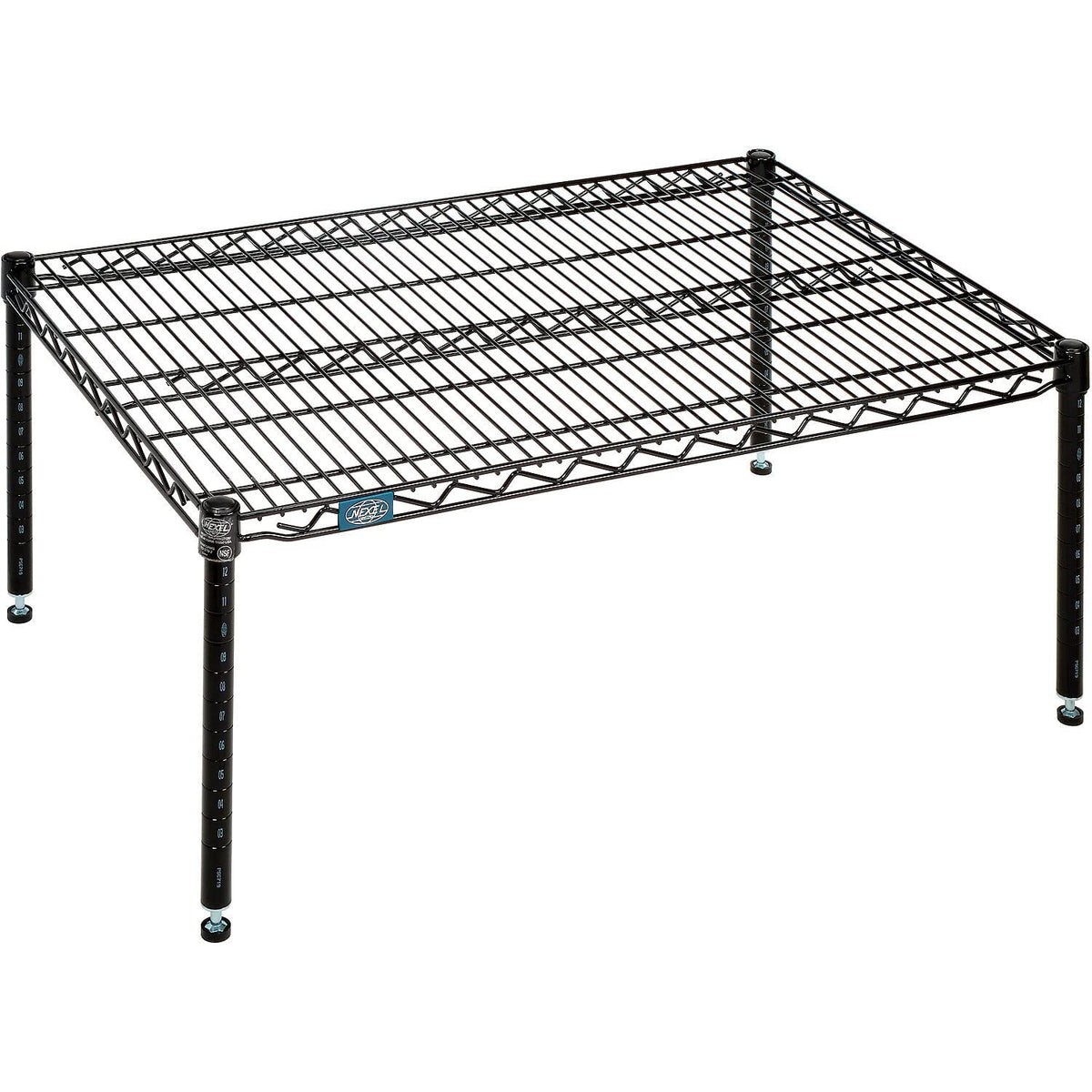 Black Epoxy Wire Dunnage Rack by Nexel – Wire, Black, Model P2436B