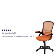 Flash Furniture Orange / Set of 1 / Contemporary Home Office Desk Chairs