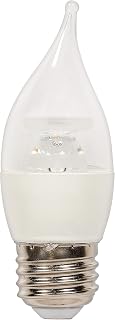 Westinghouse 3314600 Flame Tip CA11 Dimmable LED Energy Star Light Bulb with Medium Base, 5W, Warm White