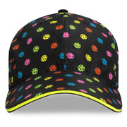 Perfomance Pickleball Cap Hat by Headsweats – One Size, Polyester, Black/Neon Pickleball