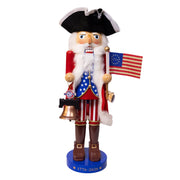Kurt S. Adler 250th Anniversary Nutcracker, 14-Inch Wood, Multicolor Patriotic