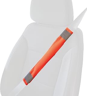 Ergodyne GloWear 8105 Universal Hi Vis Reflective Seatbelt Cover, 2-Pack