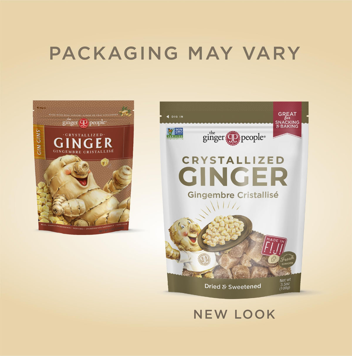 The Ginger People Crystallized-Ginger / 3.5oz (Pack of 1) / Crystallized Ginger Ginger Candy