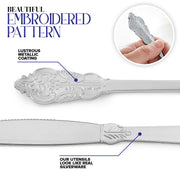 Stock Your Home 300 Count / Silver / Formal Spoons