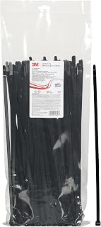 3M Cable Tie CT15BK120-C, Black, 15 inch, 120 lb Tensile Strength, 100/Bag