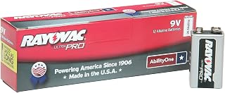 AbilityOne NSN9002139 - Alkaline Battery - 9V - 12/PG