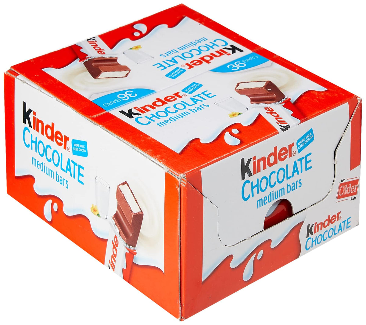 Maxi Chocolate ( 36 stick box ) by Kinder – 0.75 Ounce (Pack of 36), Pack of 36, Model 2236