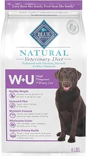 Blue Buffalo Natural Veterinary Diet W+U Chicken Dry Dog Food, 6 lb