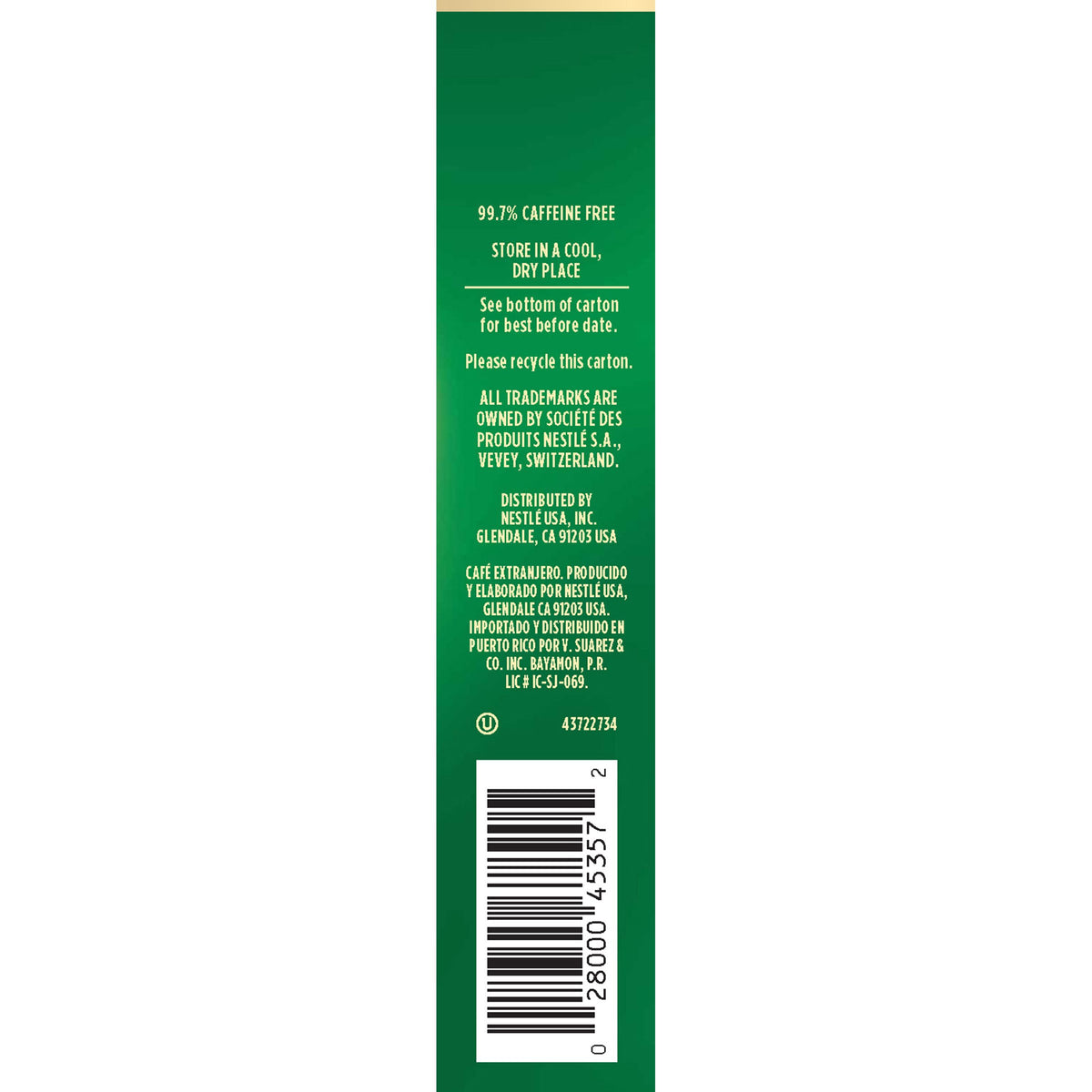 Nescafe House Blend / 0.52 Ounce (Pack of 2) / 1 Instant Coffee