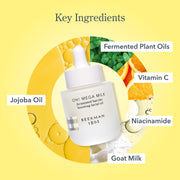 Milk Shake Hydrating Toner & Face Mist (8.1 fl oz) + Oh! Mega Milky Oil Facial Oil (1 fl oz) by Beekman 1802 – Pack of 2