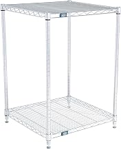 Nexel ESD, 2 Tier, Wire Shelving Starter Unit, 24" W x 24" D x 34" H