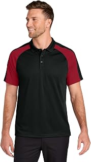 Port Authority Wearever Performance Pique Colorblock Polo Black