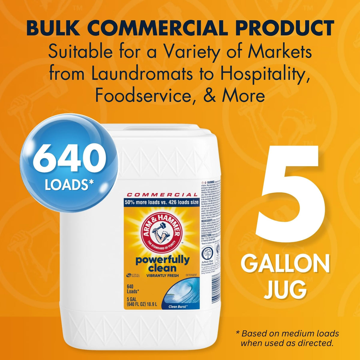 ARM & HAMMER 640 Fl Oz (Pack of 1) / Clean Burst / Blue Liquid Detergent