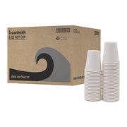 FOODSERVICE,, CUP HOT 8OZ WH CT/1000 by Boardwalk – 8 oz, 8.0 ounces, Paper, White, Pack of 1000