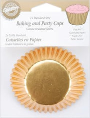 Wilton Standard Baking Cups - Gold Foil