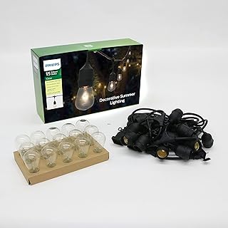 PHILIPS 15 Clear Incandescent Edison Bulb Lights