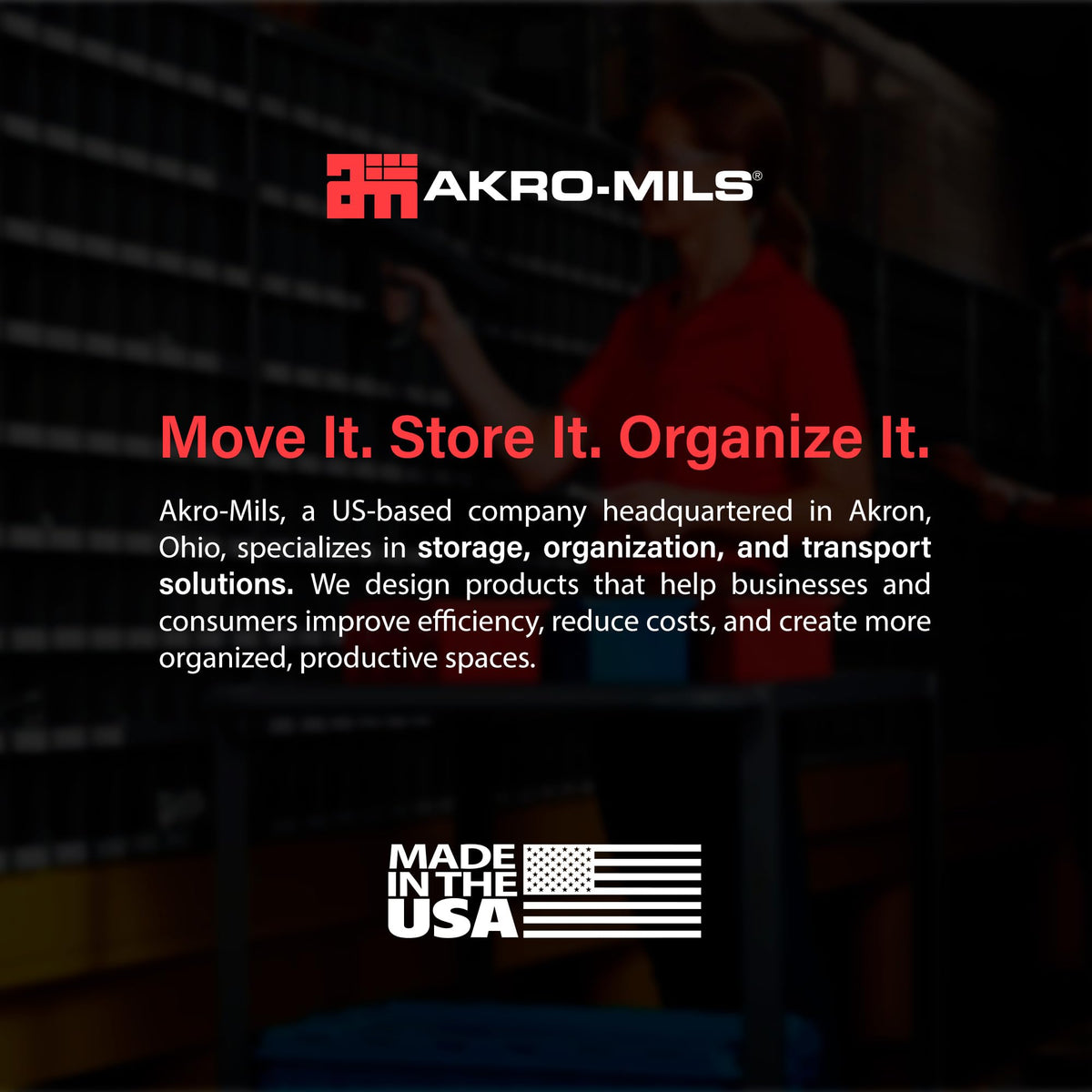 Akro-Mils Yellow / Containers / 15-Inch x 8-Inch x 7-Inch, 12-Pack Bucket Organizers