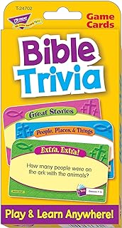 Trend Enterprises Inc. Bible Trivia Challenge Cards