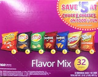Frito Lay FLAVOR MIX Assorted Bags 32oz (2 Pack)