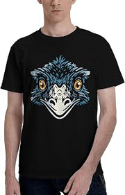 Men's T-Shirt,Big Daddy Emu,Tag‑Free Soft Tee Double Stitched Durable