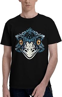 Men's T-Shirt,Big Daddy Emu,Tag‑Free Soft Tee Double Stitched Durable