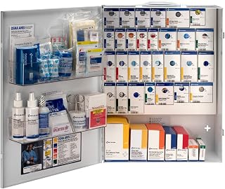 First Aid Only 150 Person XL Metal SmartCompliance Food Service First Aid Cabinet Without Medications (90831)