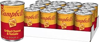 Campbell's Condensed Grilled Cheese & Tomato Soup, 10.75 oz Can (12 Pack)